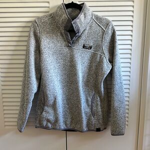 LL Bean Grey pull over - hardly worn!